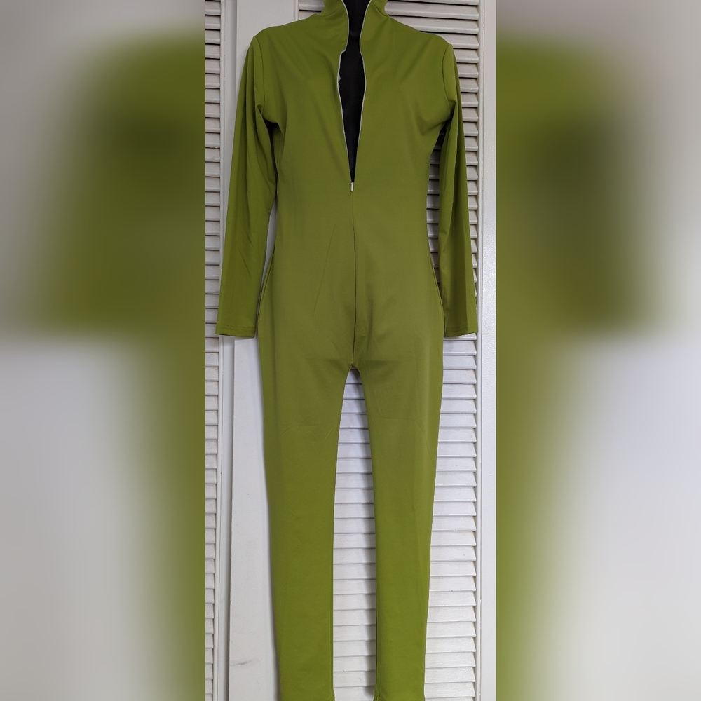 Lime green jumpsuit